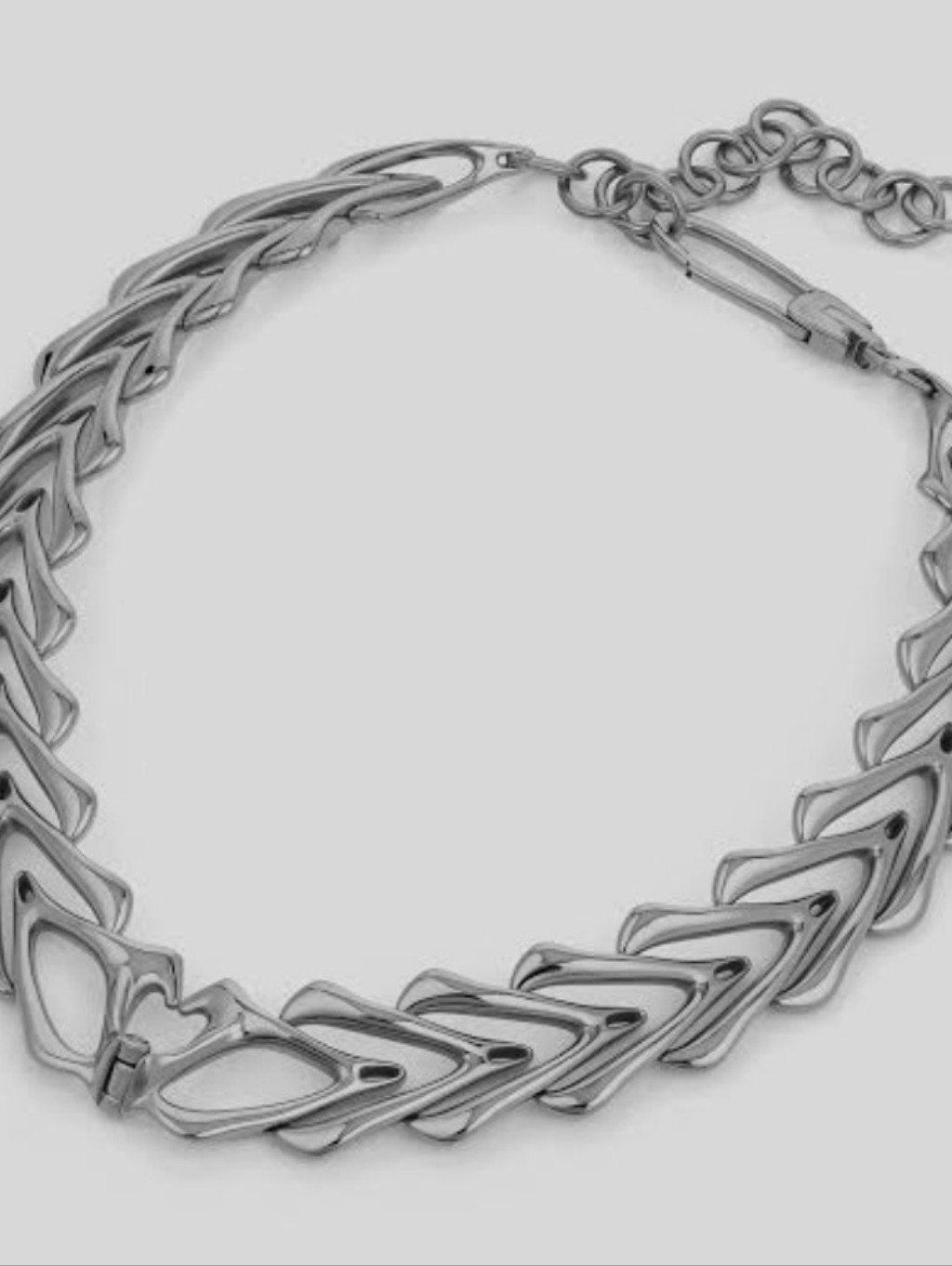 Vitaly Design Paradigm X Kacimi Latamene Necklace, Unisex, Silvertone, New — image 3 of 6